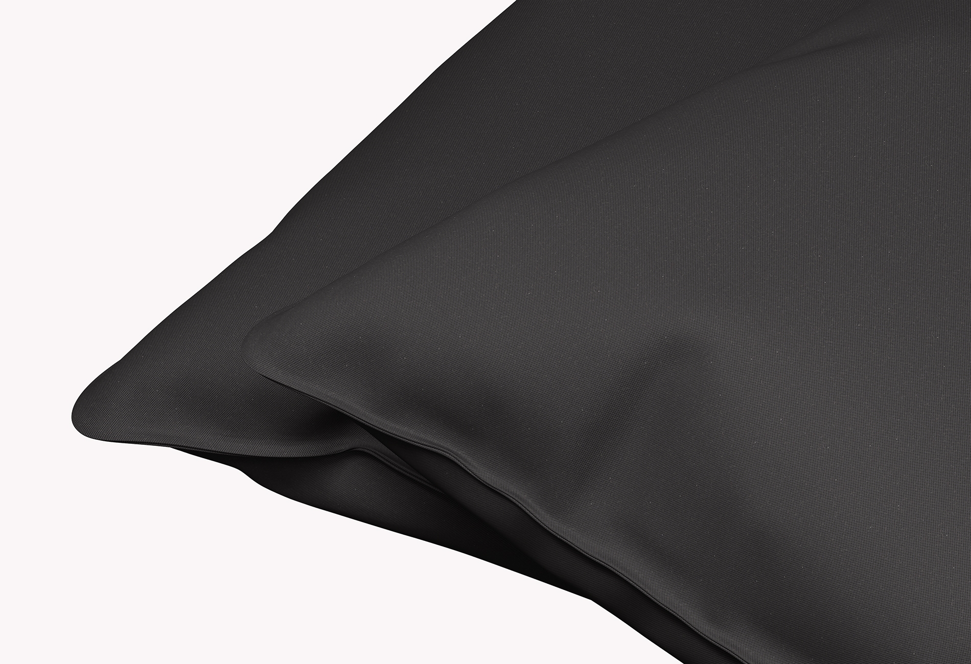 Dixxius Kussenslopen Excellent Percale Katoen Anthracite (set van 2)