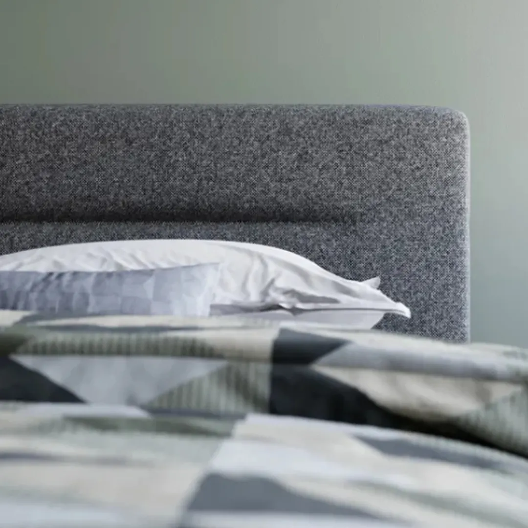 Strak hoofdbord met streep