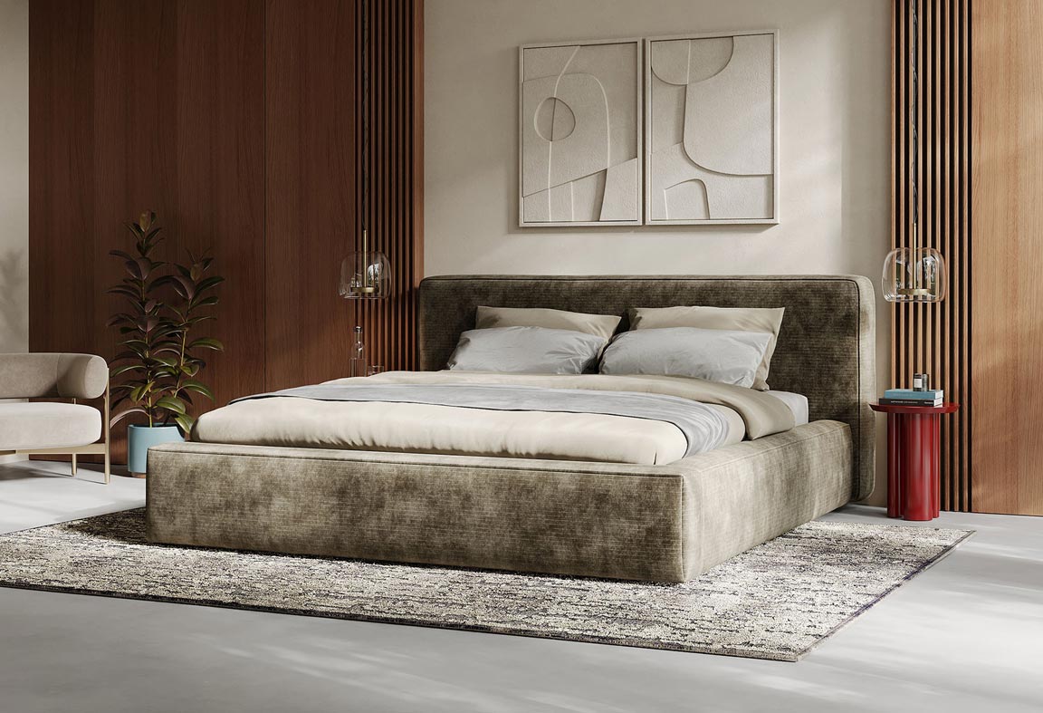 Gestoffeerd Bedframe Night Rio